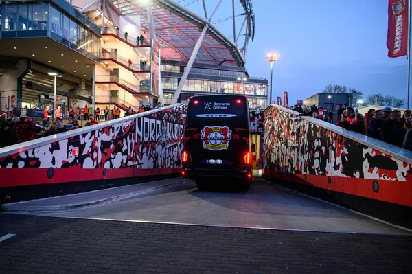 LEVERKUSEN, ALMANY - 28 Mart 2025: Bundesliga, 27. Bayer Leverkusen, Bayarena 'da Bochum' a karşı.
