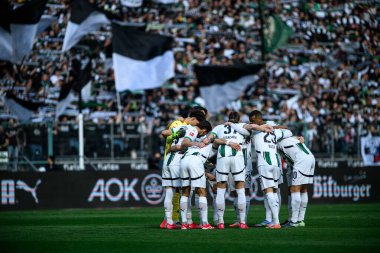 MoENCHENGLADBACH, ALMANY - 29 Mart 2025 - Bundesliga, maç 27. Borussia Moenchengladbach Borussia Park 'ta RB Leipzig' e karşı.