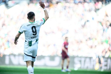 MoENCHENGLADBACH, ALMANY - 29 Mart 2025: Franck Honorat - Bundesliga, maç günü 27. Borussia Moenchengladbach Borussia Park 'ta RB Leipzig' e karşı.