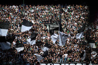 MoENCHENGLADBACH, ALMANY - 29 Mart 2025 - Bundesliga, maç 27. Borussia Moenchengladbach Borussia Park 'ta RB Leipzig' e karşı.