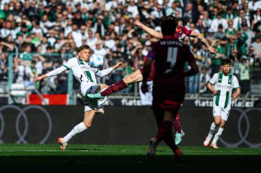 MoENCHENGLADBACH, ALMANY - 29 Mart 2025 - Bundesliga, maç 27. Borussia Moenchengladbach Borussia Park 'ta RB Leipzig' e karşı.