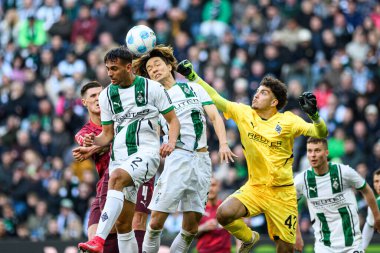 MOENCHENGLADBACH, GERMANY - 29 Mart 2025: Pereira Cardoso - Bundesliga, maç günü 27. Borussia Moenchengladbach Borussia Park 'ta RB Leipzig' e karşı.