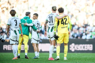 MoENCHENGLADBACH, ALMANY - 29 Mart 2025 - Bundesliga, maç 27. Borussia Moenchengladbach Borussia Park 'ta RB Leipzig' e karşı.