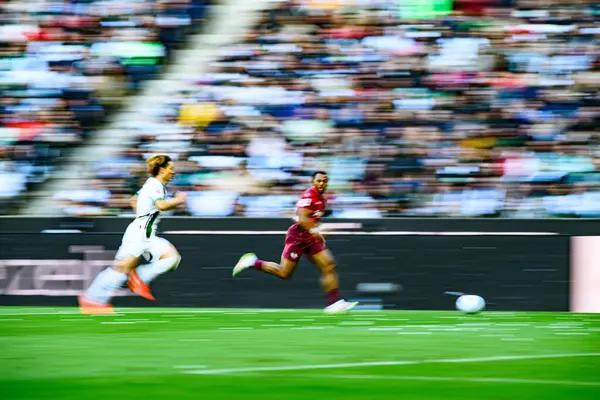 MoENCHENGLADBACH, ALMANY - 29 Mart 2025 - Bundesliga, maç 27. Borussia Moenchengladbach Borussia Park 'ta RB Leipzig' e karşı.