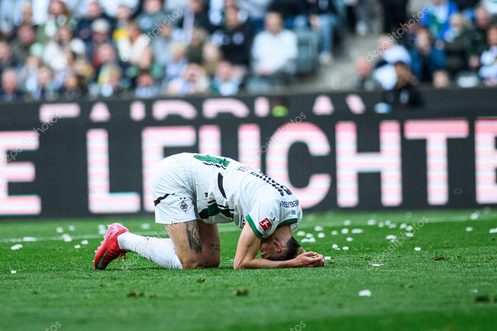 MOENCHENGLADBACH, GERMANY - 29 MARCH, 2025: Tomas Cvancara - Bundesliga, matchday 27. The match Borussia Moenchengladbach vs.RB Leipzig at Borussia Park