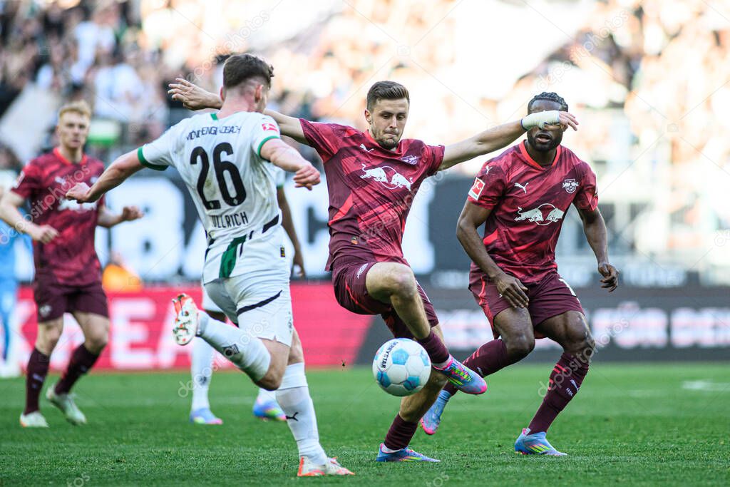 MOENCHENGLADBACH, GERMANY - 29 MARCH, 2025: \\ - Bundesliga, matchday 27. The match Borussia Moenchengladbach vs.RB Leipzig at Borussia Park