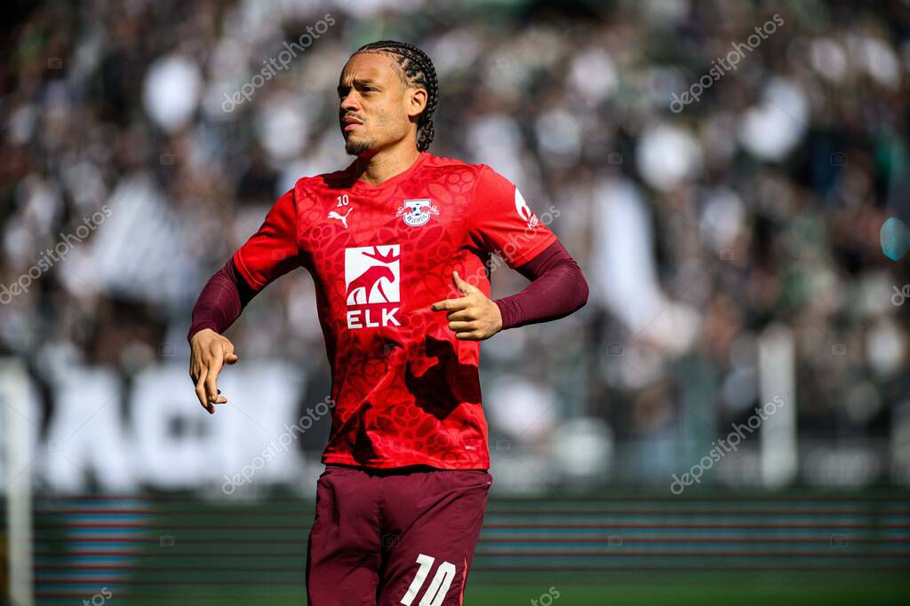 MOENCHENGLADBACH, GERMANY - 29 MARCH, 2025: Xavi Simons   - Bundesliga, matchday 27. The match Borussia Moenchengladbach vs.RB Leipzig at Borussia Park