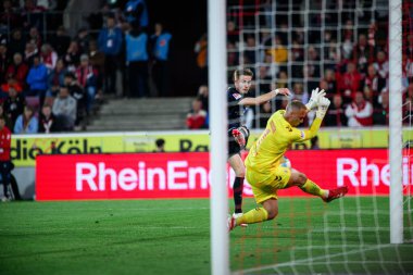 COLOGNE, GERMANY - 5 APRIL, 2025: Rhein Energie Stadion 'da 2.Bundesliga 1.FC Koeln' e karşı Hertha BSC maçı