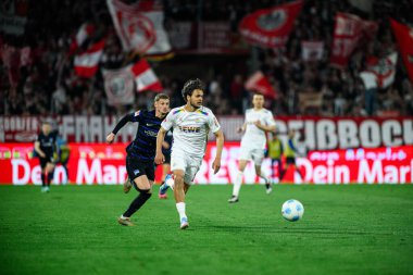 COLOGNE, GERMANY - 5 APRIL, 2025: Max Finkgraefe - Rhein Energie Stadion 'da 2.Bundesliga 1.FC Koeln' e karşı Hertha BSC maçı