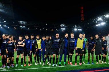 COLOGNE, GERMANY - 5 APRIL, 2025: Fabian Reese ve Hertha BSC takımı kazandı - 2.Bundesliga 1.FC Koeln ve Hertha BSC maçı Rhein Energie Stadion 'da