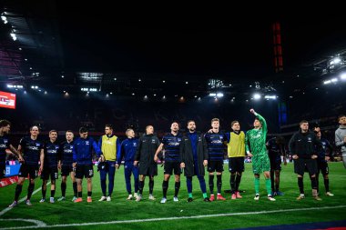 COLOGNE, GERMANY - 5 APRIL, 2025: Fabian Reese ve Hertha BSC takımı kazandı - 2.Bundesliga 1.FC Koeln ve Hertha BSC maçı Rhein Energie Stadion 'da