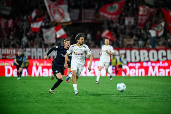 COLOGNE, GERMANY - 5 APRIL, 2025: Max Finkgraefe - Rhein Energie Stadion 'da 2.Bundesliga 1.FC Koeln' e karşı Hertha BSC maçı