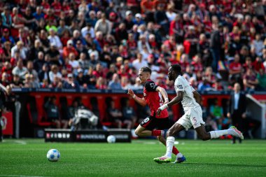 LEVERKUSEN, GERMANY - 26 APRIL, 2025: Florian Wirtz - Bundesliga maçı Bayer 04 Leverkusen FC Augsburg 'a karşı Bayarena. 