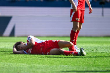 BOCHUM, Almanya - 27 Nisan 2025: Diogo Leite - Bundesliga maçı VfL Bochum - 1. FC Union Berlin 1: 1 Vonovia Stadyumu 'nda.