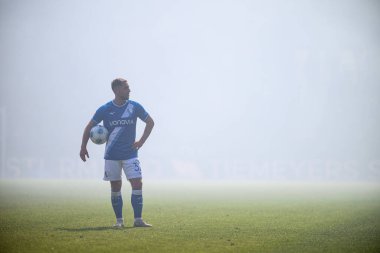 BOCHUM, Almanya - 27 Nisan 2025: Maximilian Wittek - Bundesliga maçı VfL Bochum - 1. FC Union Berlin 1: 1 Vonovia Stadyumu 'nda.