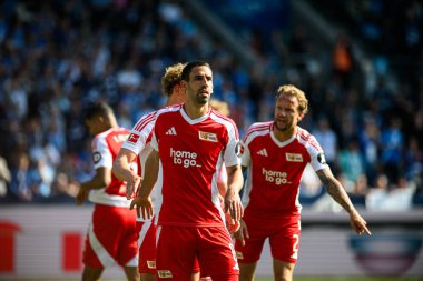 BOCHUM, ALMANY - 27 APRIL, 2025: Rani Khedira - Bundesliga maçı VfL Bochum - 1. FC Union Berlin 1: 1 Vonovia Stadyumu 'nda.