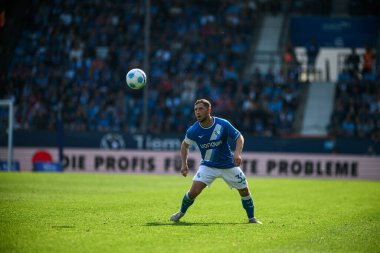 BOCHUM, Almanya - 27 Nisan 2025: Maximilian Wittek - Bundesliga maçı VfL Bochum - 1. FC Union Berlin 1: 1 Vonovia Stadyumu 'nda.
