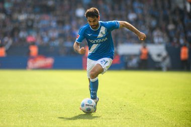 BOCHUM, ALMANY - 27 APRIL, 2025: Gerrit Holtmann - Bundesliga maçı VfL Bochum - 1. FC Union Berlin 1: 1 Vonovia Stadyumu 'nda.