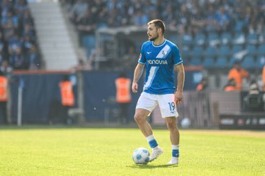 BOCHUM, ALMANY - 27 APRIL, 2025: Matus Bero - Bundesliga maçı VfL Bochum - 1. FC Union Berlin 1: 1 Vonovia Stadyumu 'nda.