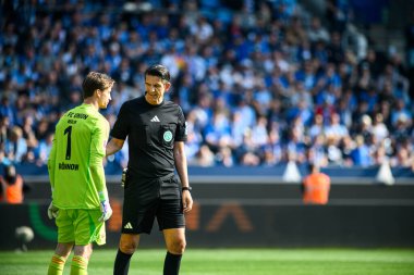 BOCHUM, ALMANY - 27 AY, 2025 Bundesliga maçı VfL Bochum - 1. FC Union Berlin 1: 1 Vonovia Stadyumu 'nda.