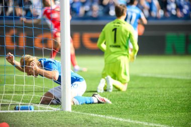 BOCHUM, ALMANY - 27 APRIL, 2025: Dani de Wit - Bundesliga maçı VfL Bochum - 1. FC Union Berlin 1: 1 Vonovia Stadyumu 'nda.