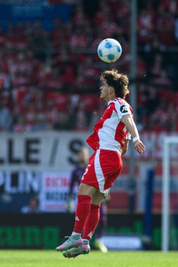 BOCHUM, ALMANY - 27 AY, 2025 Bundesliga maçı VfL Bochum - 1. FC Union Berlin 1: 1 Vonovia Stadyumu 'nda.