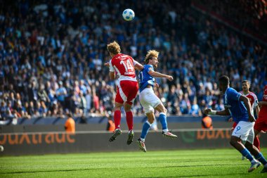 BOCHUM, ALMANY - 27 AY, 2025 Bundesliga maçı VfL Bochum - 1. FC Union Berlin 1: 1 Vonovia Stadyumu 'nda.
