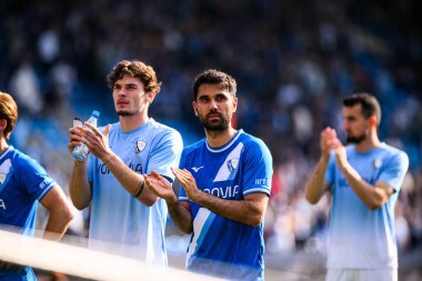 BOCHUM, ALMANY - 27 AY, 2025 Bundesliga maçı VfL Bochum - 1. FC Union Berlin 1: 1 Vonovia Stadyumu 'nda.