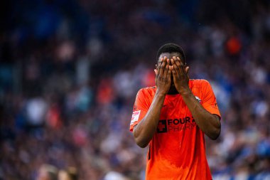 GELSENKIRCHEN, ALMANY - 2 MAYIS 2025: Ilyas Ansah - 2 Mayıs 'lık futbol maçı. Bundesliga FC Schalke 04 - SC Paderborn 07 Veltins Arena.