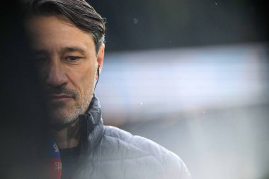 DORTMUND, GERMANY - 3 Mayıs 2025: Niko Kovac - Signal Iduna Park 'ta Borussia Dortmund Vfl Wolfsburg' a karşı futbol maçı