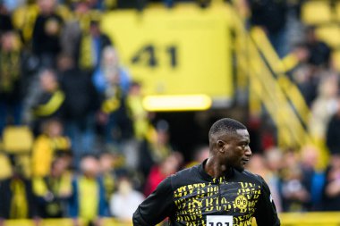 DORTMUND, GERMANY - 3 Mayıs 2025: Serhou Guirassy - Signal Iduna Park 'ta Borussia Dortmund - Vfl Wolfsburg maçı