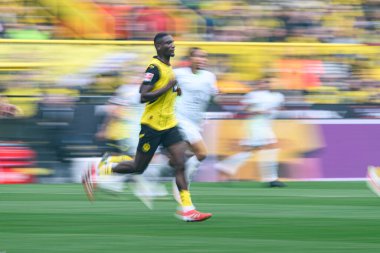 DORTMUND, GERMANY - 3 Mayıs 2025: Serhou Guirassy - Signal Iduna Park 'ta Borussia Dortmund - Vfl Wolfsburg maçı