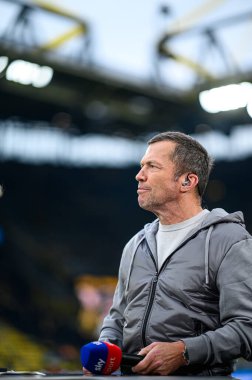 DORTMUND, GERMANY - 3 Mayıs 2025: Lothar Herbert Matthaus - Borussia Dortmund vs Vfl Wolfsburg futbol karşılaşması Signal Iduna Park 'ta