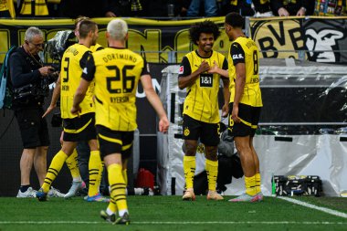 DORTMUND, GERMANY - 3 Mayıs 2025: Signal Iduna Park 'ta Borussia Dortmund vs Vfl Wolfsburg futbol karşılaşması