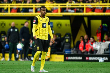 DORTMUND, GERMANY - 3 Mayıs 2025: Carney Chukwuemeka - Borussia Dortmund-Vfl Wolfsburg futbol karşılaşması Signal Iduna Park 'ta