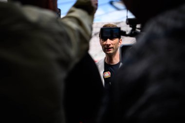 LEVERKUSEN, ALMANY - 9 MAYIS 2025: Basın toplantısı. Bundesliga maçı Bayer 04 Leverkusen, Bayarena 'da Borusssia Dortmund' a karşı..