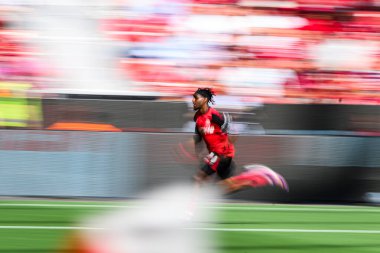 LEVERKUSEN, GERMANY - 11 MAYIS 2025: Jeremie Frimpong - Bayer 04 Leverkusen FC Augsburg 'a karşı.