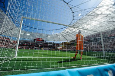 LEVERKUSEN, GERMANY - 11 Mayıs 2025: Lukas Hradecky - Bayer 04 Leverkusen-FC Augsburg maçında.