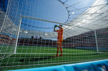 LEVERKUSEN, GERMANY - 11 Mayıs 2025: Lukas Hradecky - Bayer 04 Leverkusen-FC Augsburg maçında.