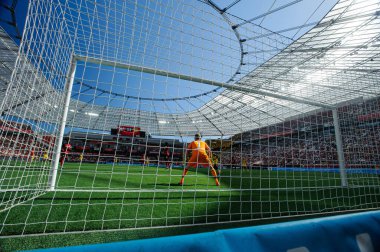 LEVERKUSEN, GERMANY - 11 Mayıs 2025: Lukas Hradecky - Bayer 04 Leverkusen-FC Augsburg maçında.