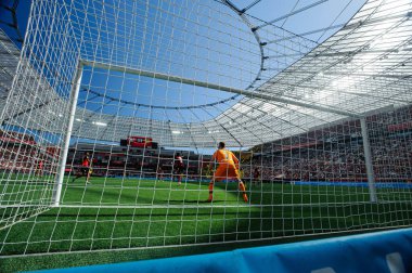 LEVERKUSEN, GERMANY - 11 Mayıs 2025: Lukas Hradecky - Bayer 04 Leverkusen-FC Augsburg maçında.