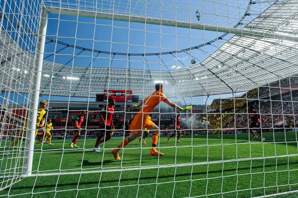 LEVERKUSEN, GERMANY - 11 Mayıs 2025: Lukas Hradecky - Bayer 04 Leverkusen-FC Augsburg maçında.
