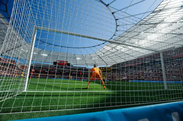 LEVERKUSEN, GERMANY - 11 Mayıs 2025: Lukas Hradecky - Bayer 04 Leverkusen-FC Augsburg maçında.