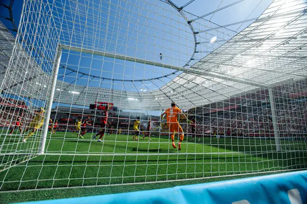 LEVERKUSEN, GERMANY - 11 Mayıs 2025: Lukas Hradecky - Bayer 04 Leverkusen-FC Augsburg maçında.