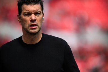 LEVERKUSEN, GERMANY - 11 Mayıs 2025: Michael Ballack - Bundesliga maçı Bayer 04 Leverkusen, Borussia Dortmund 'a karşı Bayarena' da.