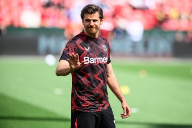 LEVERKUSEN, GERMANY - 11 Mayıs 2025: Jonas Hofmann - Bayer 04 Leverkusen, Borussia Dortmund 'a karşı Bundesliga maçı.