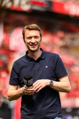 LEVERKUSEN, GERMANY - 11 MAYIS 2025: Simon Rolfes - Bayer 04 Leverkusen, Borussia Dortmund 'a karşı.