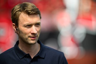 LEVERKUSEN, GERMANY - 11 MAYIS 2025: Simon Rolfes - Bayer 04 Leverkusen, Borussia Dortmund 'a karşı.