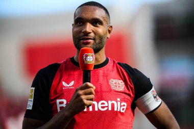 LEVERKUSEN, GERMANY - 11 Mayıs 2025: Jonathan Tah - Bundesliga maçı Bayer 04 Leverkusen, Borussia Dortmund 'a karşı Bayarena' da.