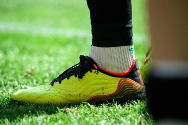 COLOGNE, Almanya - 20 Nisan 2025: ADIDAS COPA SENSE.1 FG - Rhein Energie Stadion.